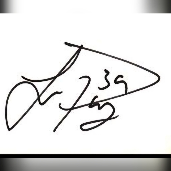 Vintage‎ Dallas Cowboys Hoodie Sweatshirt Signed Y2k Think Lousaka Polite ?? Lg - Picture 3 of 12